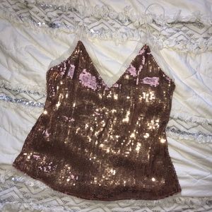 Free people sequin top